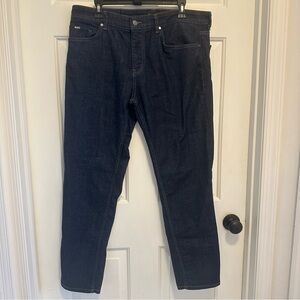 Hugo Boss Maine Jeans Men’s 36X32 Dark Blue Regular Fit Straight